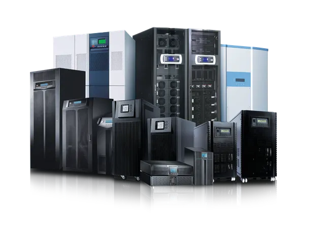 Gurukrupa's UPS lineup — single-phase towers, three-phase racks and modular cabinets